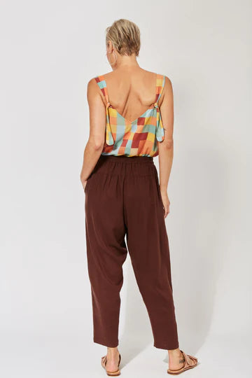 BELIZE RELAXED PANT - HENNA