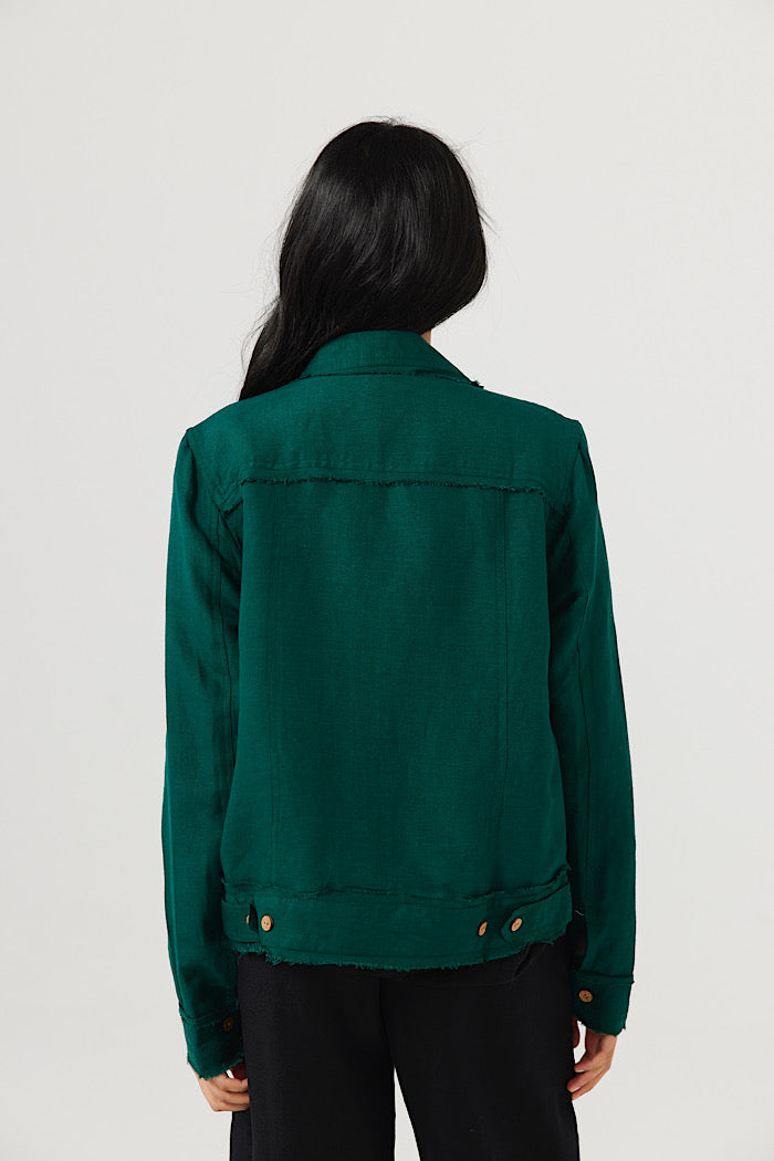 MONZA JACKET - EMERALD - FINAL CLEARANCE